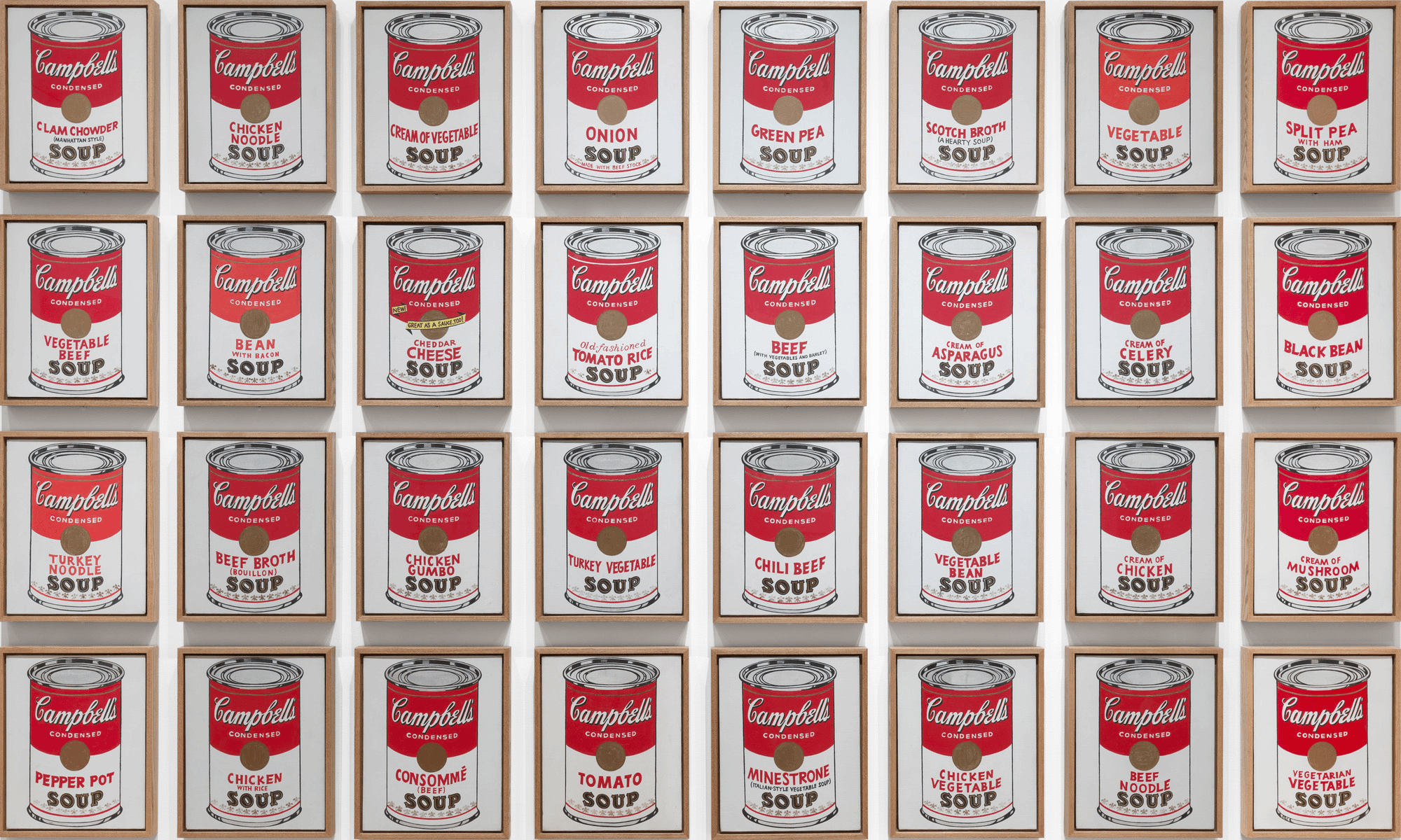 Andy Warhol's Campbell's Soup cans